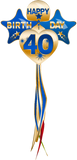 Discover Happy Birthday 40 Balloon Tie