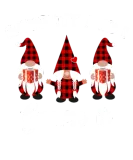 Discover Naughty and I Gnome It Three Buffalo Plaid Gnomes T-Shirts