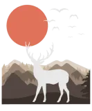 Discover Mountains Landscape Forest Nature Deer Elk Gift T-Shirts