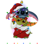 Discover Christmas Friends Stitch And Yoda T-Shirts