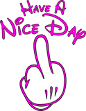 Discover have a nice day with middle finger design T-Shirts