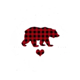 Discover Aunt Bear Buffalo Red Plaid Christmas Pajama T-Shirts