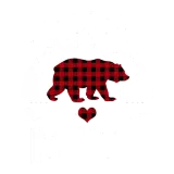 Discover Mimi Bear Buffalo Red Plaid Family Christmas T-Shirts