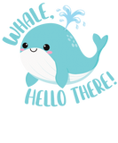 Discover Whale Hello There Funny Cute Whale Animal Pun T-Shirts