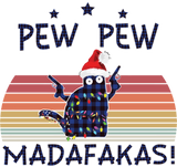 Discover Pew Pew Madafakas Plaid Christmas Gift T-Shirts