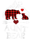 Discover Aunt Bear, Red Buffalo Plaid Aunt Bear T-Shirts