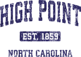Discover High Point North Carolina Nc Vintage Athletic Spor T-Shirts