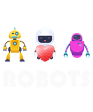 Discover Love Robots Boys Girls Funny Robot T-Shirts