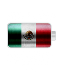 Discover Mexico Flag - 100% Proud - Battery