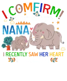 Discover I Confirm Mom Loves You Nana Baby Cute Elephants T-Shirts