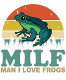 Discover MILF Man I Love Frogs Saying Frog Amphibian Lovers T-Shirts