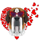 Discover Saint Bernard Lover I Dog Lover I Saint Bernard T-Shirts