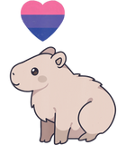 Discover Bisexual Capybara LGBTQIA Bi Pride Flag Anime T-Shirts