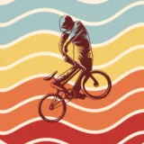 Discover Retro Vintage Freestyle BMX Rider Skater Cycling T-Shirts