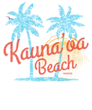 Discover Kauna’Oa Beach, Hawaii Retro Vintage Faded Surfer T-Shirts