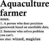 Discover Aquaculture Farmer Definition Funny Aquafarming T-Shirts