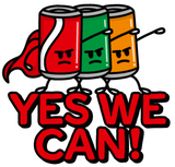 Discover Yes we can, superhero, Soda cans Team Building pun T-Shirts