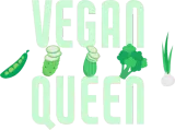 Discover Vegan Queen Veganism Vegetable Veggies T-Shirts