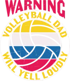 Discover Warning Volleyball Dad will yell Loudly T-Shirts