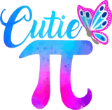 Discover Cute & Funny Cutie Pi Math Pie Butterfly Adorable T-Shirts