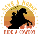 Discover Save A Horse Ride Cowboy Cool Vintage Cowboy T-Shirts