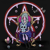 Discover Pastel Goth Creepy Cute Dark Queen In Pentagram