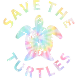 Discover Save The Turtles Tie Dye T-Shirts