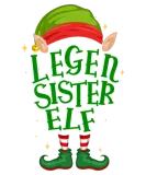 Discover Legensister elf sister Santa's helper Christmas T-Shirts