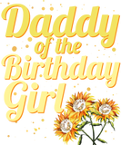 Discover Daddy Of The Birthday Girl Daughter Bday Sunflower