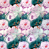 Discover Watercolor beautiful floral seamless pattern