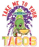 Discover Funny Taco Alien Mexican Food Lover T-Shirts