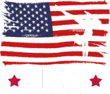 Discover Patriotic Sports American USA Flag Girls Gymnastic T-Shirts