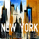 Discover New York The Big Apple Abstract Painting T-Shirts