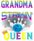 Discover Bowler Grandma of the Striking Queen Bowling Ball T-Shirts