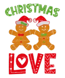 Discover Christmas Love Santa Claus Gingerbread Holidays T-Shirts