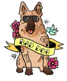 Discover Bad Dog Tattoo German Shepherd T-Shirts