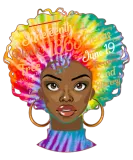 Discover Juneteenth Black Women T-Shirts, Natural Hair Afro