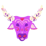Discover Purple Bull Face T-Shirts