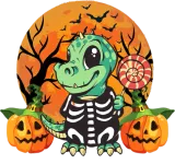 Discover Cute Halloween Dino Trex Costume Girls T-Shirts
