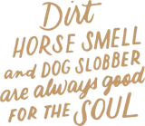 Discover Dirt Horse Smell And Dog Slobber Funny Horse Dog L T-Shirts