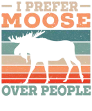 Discover I Prefer Moose Over People Animal Alces Elk Deer T-Shirts