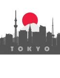 Discover Arc Tokyo City Skyline Japan Souvenir Men T-Shirts