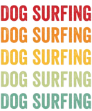 Discover Dog surfing Rainbow Design, Dog surfing Sport Colo T-Shirts