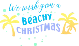 Discover We Wish You A Beachy Christmas In July Surfing Xma T-Shirts
