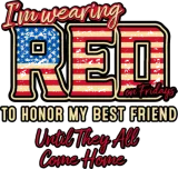 Discover Red Fridays Soldier Best Friend Family Patriotic T-Shirts