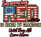 Discover Red Friday's USA Soldier GRANDSON Family Patriotic T-Shirts