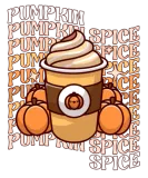 Discover Retro Fall Pumpkin Spice Lover PSL Latte Vintage T-Shirts