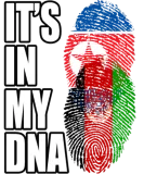 Discover North Korean And Afghanistan Mix Heritage DNA Flag T-Shirts