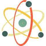 Discover Cool Atom Art Men Women Biology Physics Chemistry T-Shirts