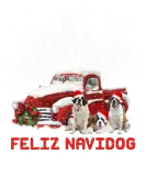 Discover Feliz Navidog Saint Bernard Christmas Dog Lovers T-Shirts